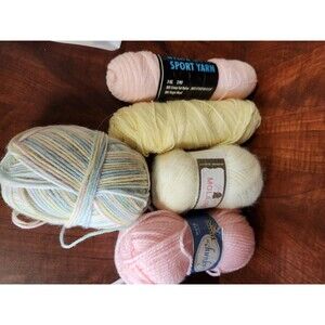 Lot Of Baby Yarn Some Vintage Some No Wrapper